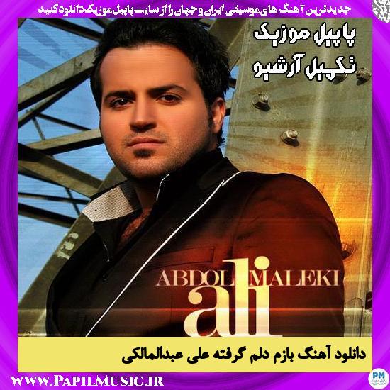 دانلود آهنگ بازم دلم گرفته از علی عبدالمالکی